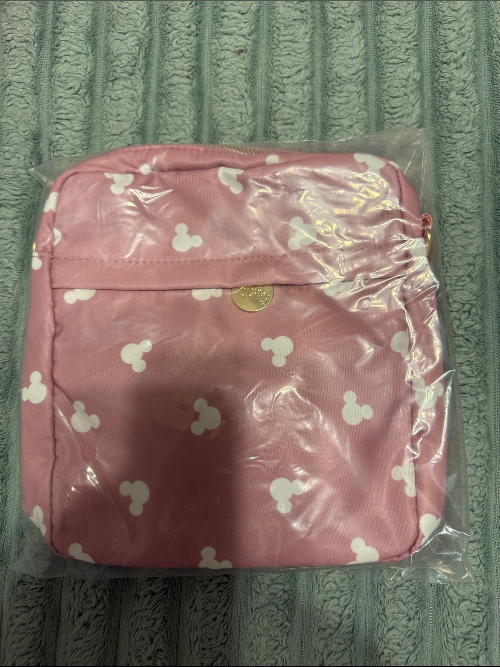 Magic Pink Crossbody Bag with White Print-Brand new.